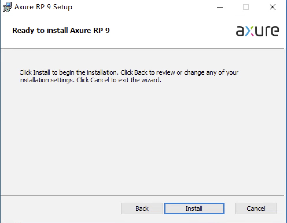 Axure RP 9下载安装教程